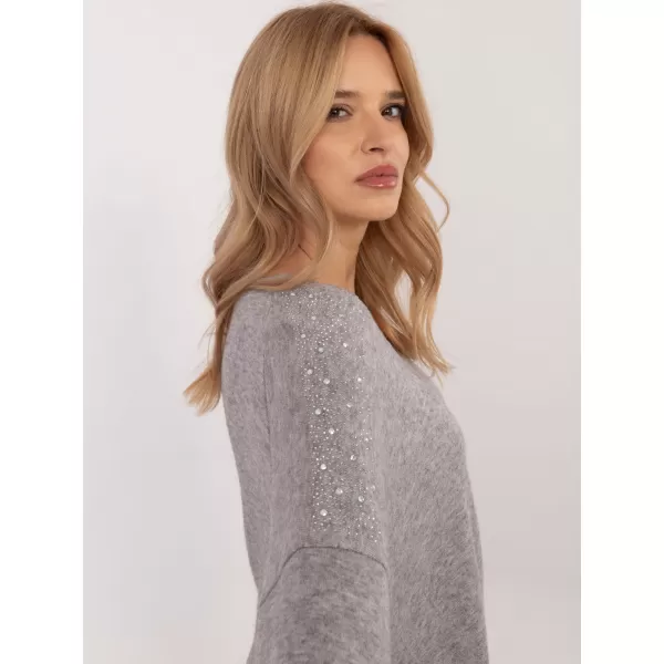  Dámský svetr ITALY MODA DHJ-SW-17690.21 GRAY 