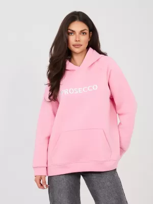 Dámská mikina RUE PARIS RV-BL-A1034.04 BRIGHT PINK