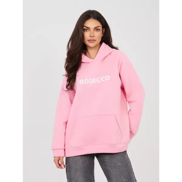  Dámská mikina RUE PARIS RV-BL-A1034.04 BRIGHT PINK 