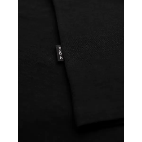  Pánské triko OMBRE OM-TSBS-0281 BLACK 