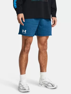 Pánské kraťasy UNDER ARMOUR RIVAL TERRY 6IN SHORT 1382427-406 MODRÁ