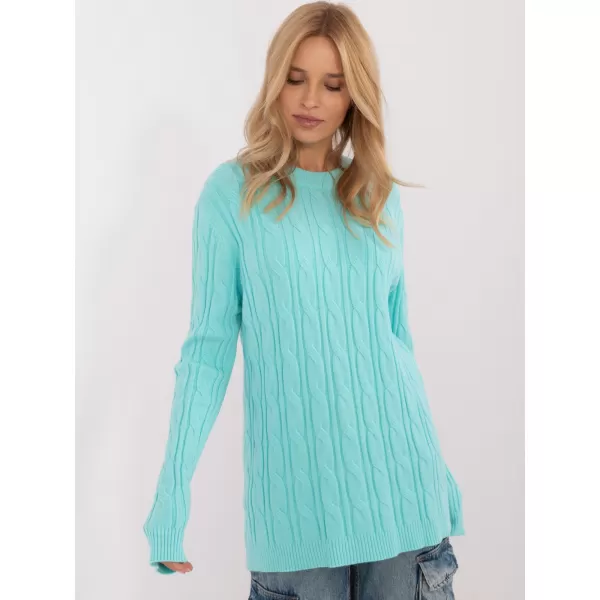  Dámský svetr WOOL FASHION ITALIA AT-SW-2343.88 MINT 
