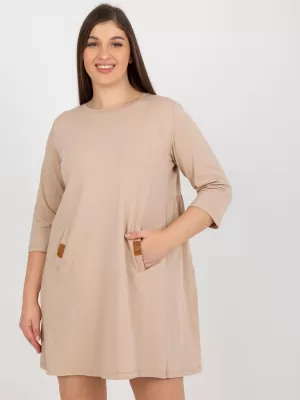 Dámské šaty RELEVANCE RV-SK-6274.36P CAMEL