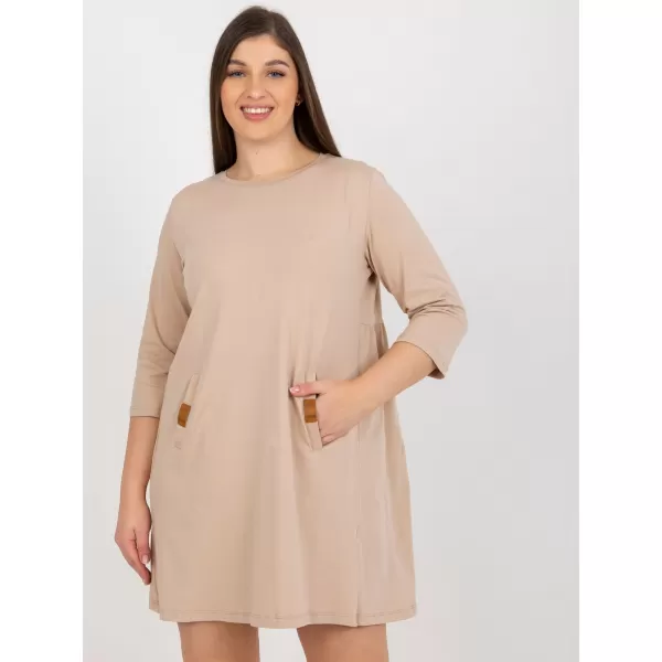  Dámské šaty RELEVANCE RV-SK-6274.36P CAMEL 