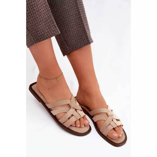  Dámské pantofle BOTO 9826 BEIGE 