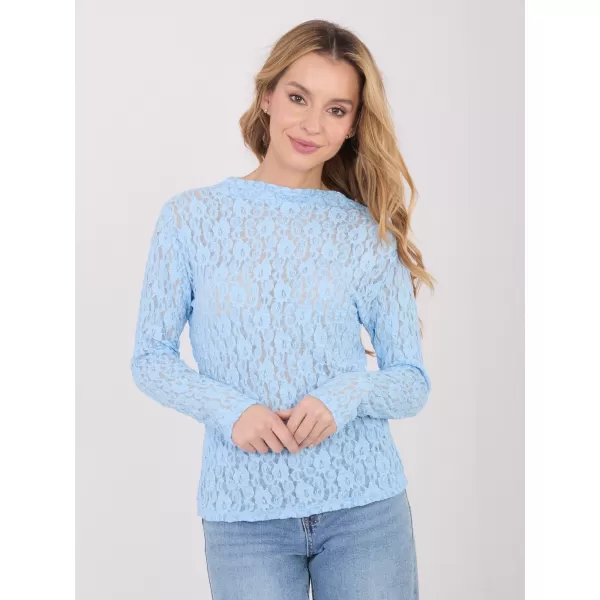  Dámská halenka ITALY MODA IT-BZ-9962.98 LIGHT BLUE 