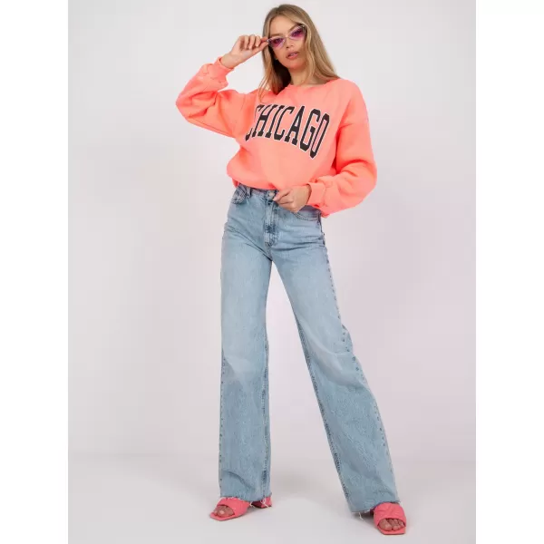  Dámská mikina EX MODA EM-BL-617-C.29X FLUO PINK 