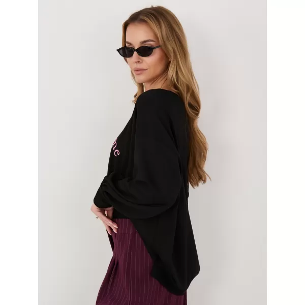  Dámská mikina RUE PARIS RV-BL-A1220.11 BLACK 