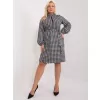 Dámské šaty LAKERTA LK-SK-509476.28P GRAY-BLACK