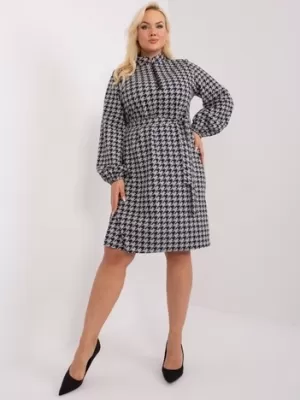 Dámské šaty LAKERTA LK-SK-509476.28P GRAY-BLACK