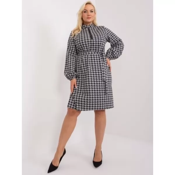  Dámské šaty LAKERTA LK-SK-509476.28P GRAY-BLACK 