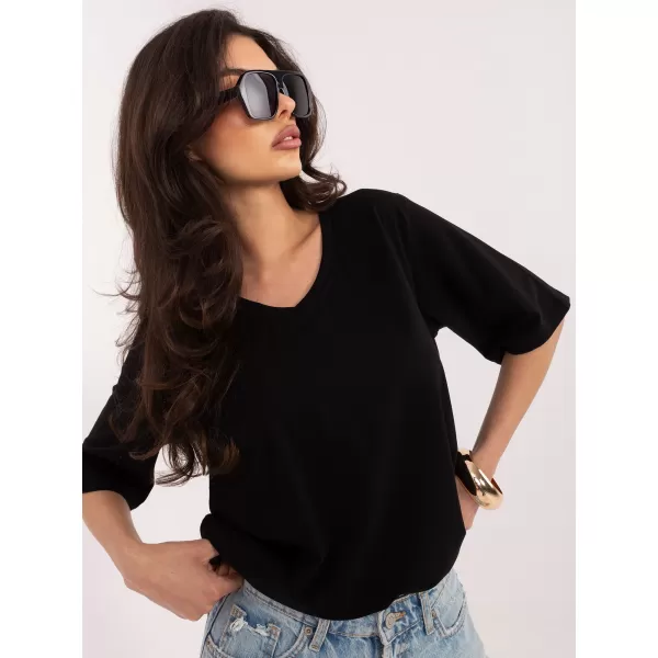  Dámské tričko RUE PARIS RV-BZ-A1268.18 BLACK 