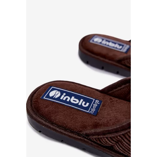  Pánské bačkory INBLU 91000034 BROWN 