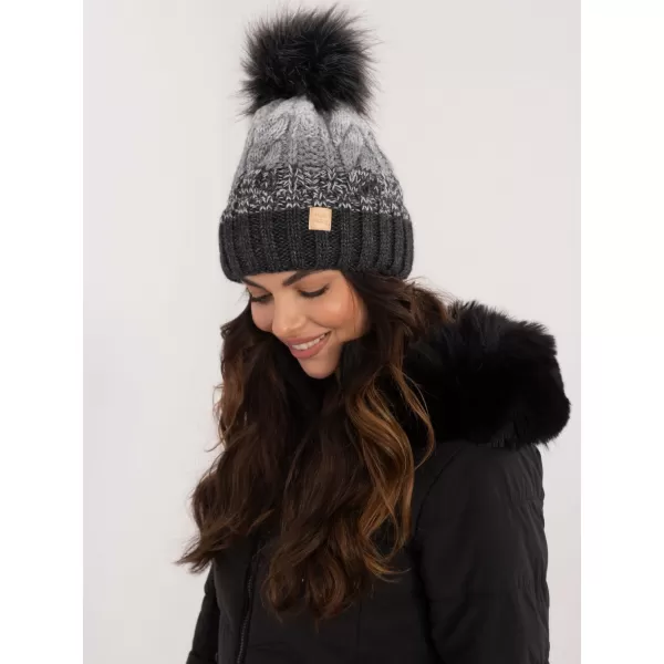  Dámská čepice RUE PARIS JK-CZ-52.17 DARK GREY 