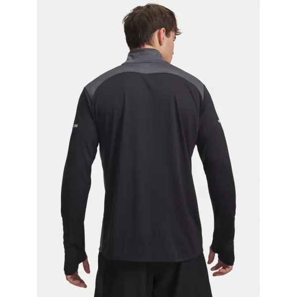  Pánské triko UNDER ARMOUR TECH UTILITY 1/4 ZIP 6004963-002 ČERNÁ 
