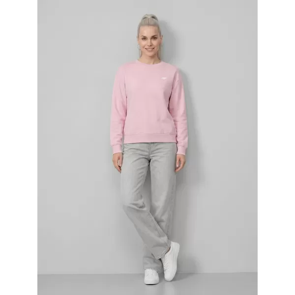  Dámská mikina 4F 4FWMM00TSWSF2534 LIGHT PINK 