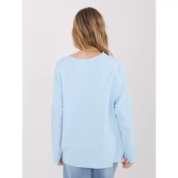  Dámská halenka FACTORY PRICE IT-BZ-6694.69 LIGHT BLUE 