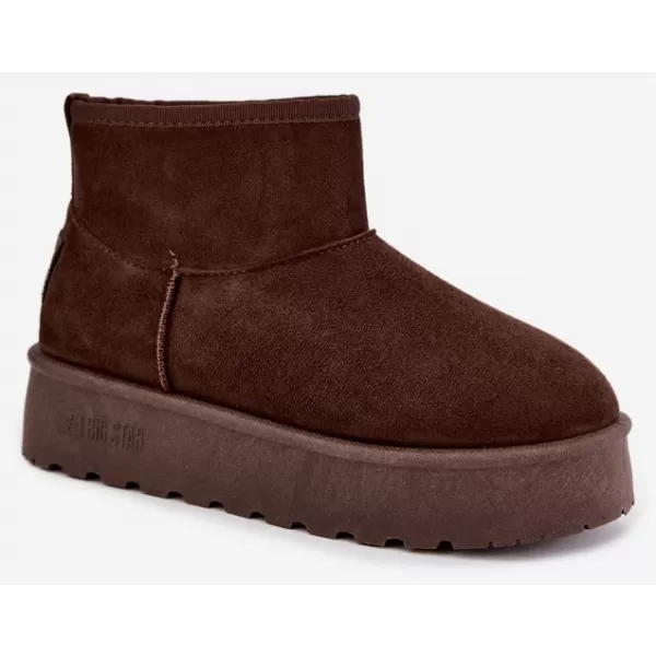  Dámské boty BIG STAR SHOES UU274223 BROWN/BEIGE SHADOWS 