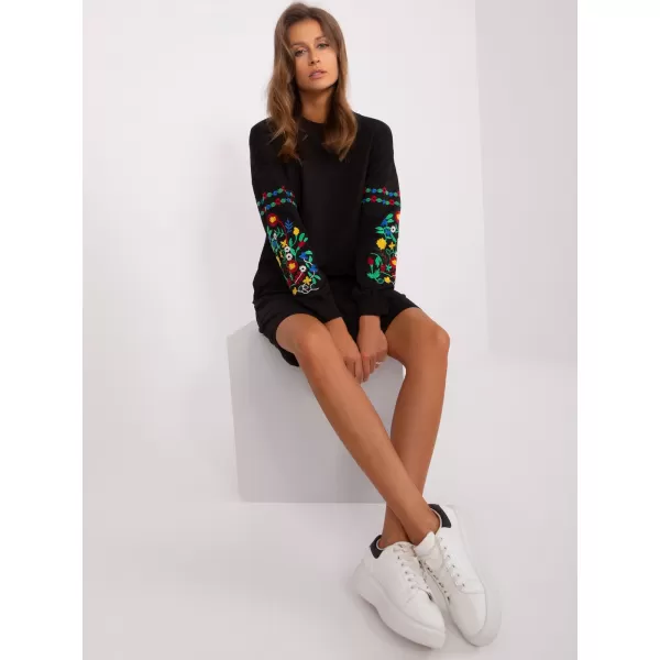  Dámské šaty RUE PARIS RV-SK-8979.94P BLACK 