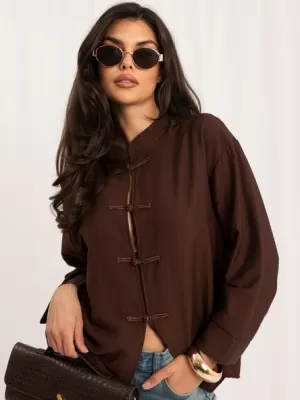 Dámská košile ITALY MODA MI-KS-A336315.75 BROWN