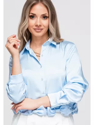 Dámská košile OMBRE OW-SH-E0059 BLUE