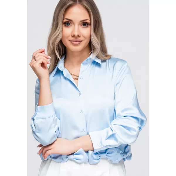  Dámská košile OMBRE OW-SH-E0059 BLUE 