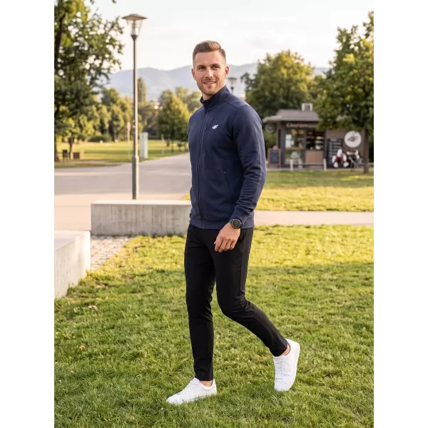  Pánská mikina 4F 4FWMM00TSWSM2547 NAVY 