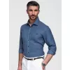 Pánská košile OMBRE K695 DENIM
