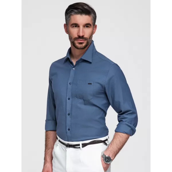  Pánská košile OMBRE K695 DENIM 