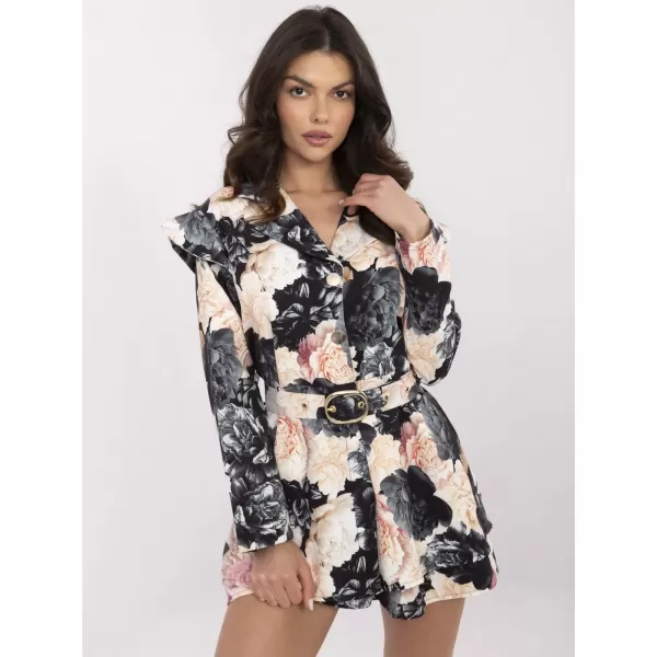  Dámské lacláče ITALY MODA DHJ-KO-20615-1.66 BLACK AND BEIGE 