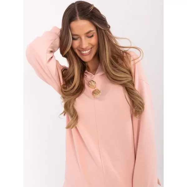  Dámská mikina ITALY MODA DHJ-BL-20510.68 PEACH 