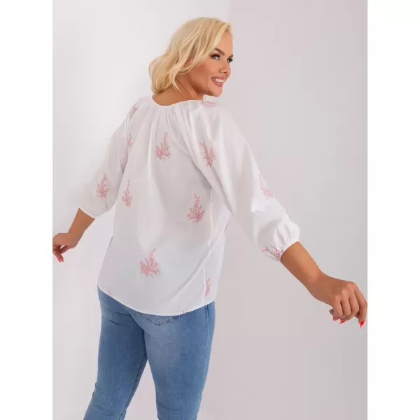  Dámská halenka LAKERTA LK-BZ-509324-1.81P WHITE-PINK 