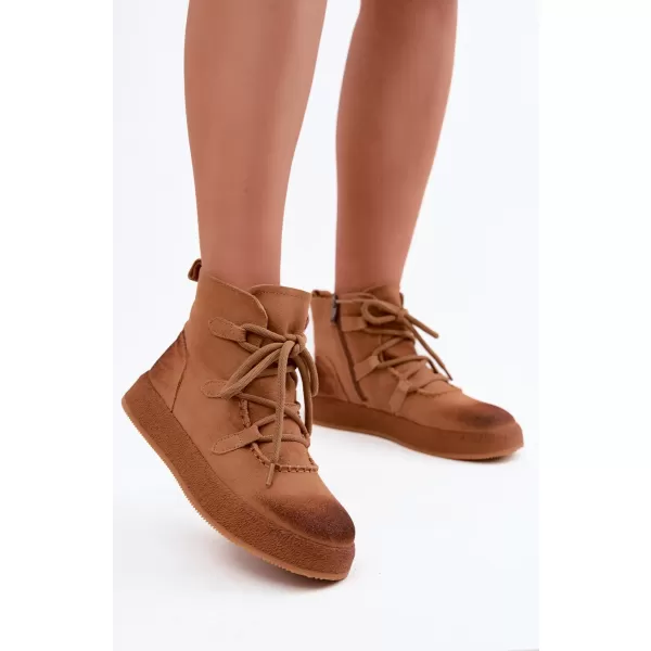  Dámské kozačky ARTIKER 59C1128 BEIGE 