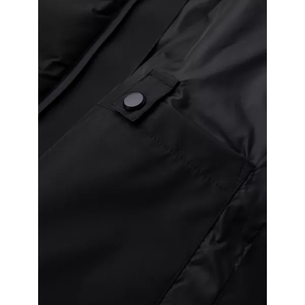  Pánská zimní prošívaná bunda OMBRE OM-JAHP-0305 BLACK 