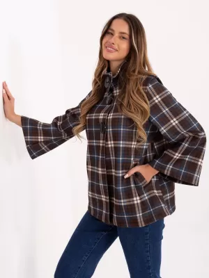 Dámský kabát ITALY MODA IT-PL-31820-1.26 BLUE