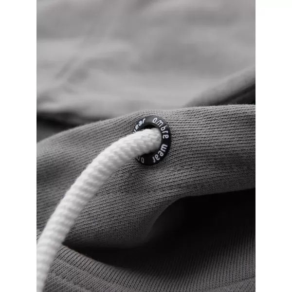  Pánská mikina OMBRE OM-SSBZ-0272 GREY 
