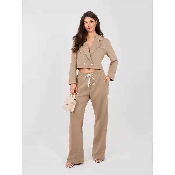  Dámský komplet RUE PARIS IT-KMPL-22202.16 DARK BEIGE 