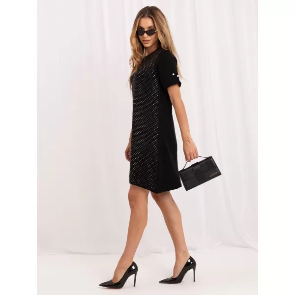  Dámské šaty ITALY MODA IR-SK-QF1776.76 BLACK 