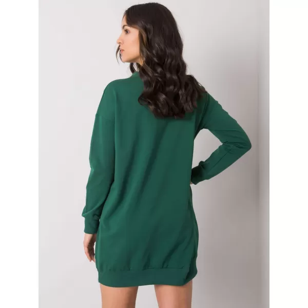  Dámské šaty RUE PARIS RV-SK-7332.65 DARK GREEN 