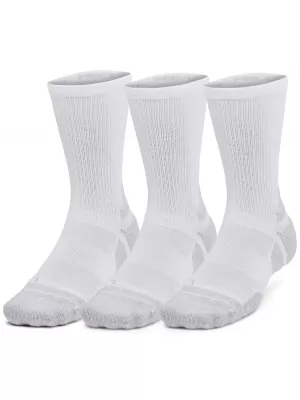 Ponožky UNDER ARMOUR UA PERF TECH PRO 3PK CREW 1386246-100 BÍLÁ
