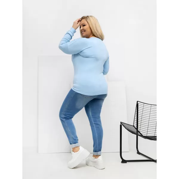  Dámská halenka RELEVANCE RV-BZ-A-161.63 LIGHT BLUE 