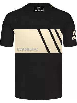 Pánské funkční cyklo tričko NORDBLANC MUD NBSMF8083 ČERNÁ