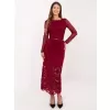 Dámská sukně ITALY MODA MI-SD-G9137.16P BURGUNDY