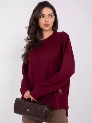 Dámská mikina RUE PARIS RV-BL-A1063.96 BURGUNDY