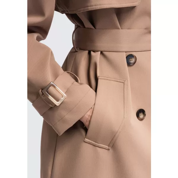  Dámský kabát OMBRE OW-CT-E0003 BEIGE 