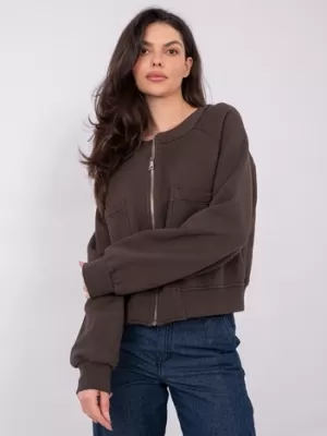 Dámská mikina FACTORY PRICE WT-BL-A1452.99 DARK BROWN