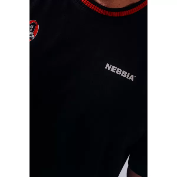  Pánské trička NEBBIA OLYMPIA MUSCLE COVER 942 BLACK 