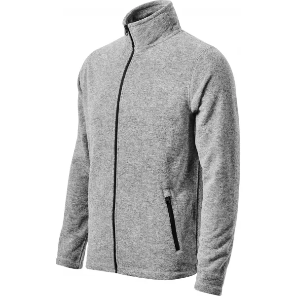  Pánská micro fleece mikina MALFINI FACTOR 852 STŘÍBRNÝ MELÍR 