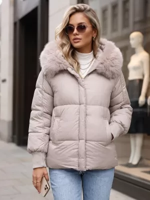 Dámská bunda DSTREET BÉŽOVÁ