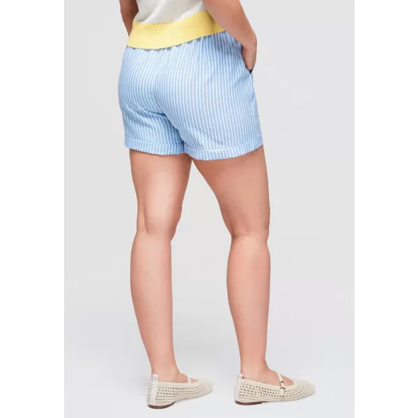  Dámské kraťasy OMBRE OW-ST-E0005 LIGHT BLUE 